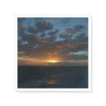 Sunrise at Sea II Ocean Seascape Napkins