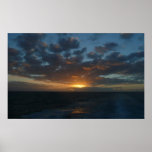 Sunrise at Sea II Ocean Seascape Poster