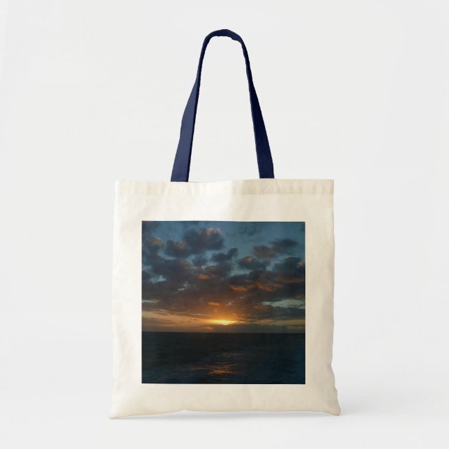 Sunrise at Sea II Ocean Seascape Tote Bag (Front)