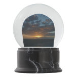 Sunrise at Sea II Snow Globe