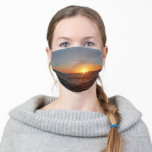 Sunrise at Sea III Ocean Horizon Seascape Adult Cloth Face Mask