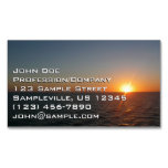 Sunrise at Sea III Ocean Horizon Seascape Business Card Magnet