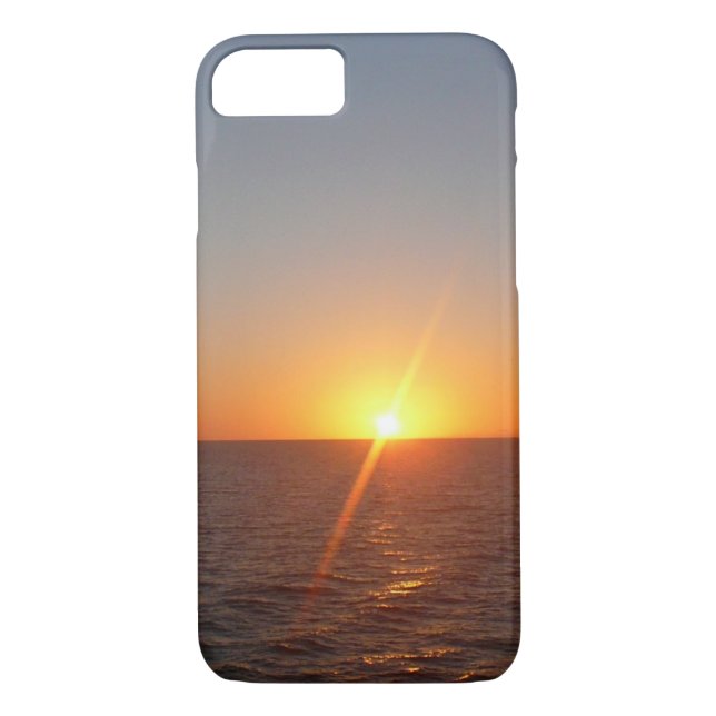 Sunrise at Sea III Ocean Horizon Seascape Case-Mate iPhone Case (Back)