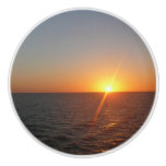 Sunrise at Sea III Ocean Horizon Seascape Ceramic Knob