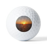 Sunrise at Sea III Ocean Horizon Seascape Golf Balls