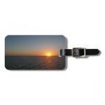Sunrise at Sea III Ocean Horizon Seascape Luggage Tag
