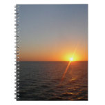 Sunrise at Sea III Ocean Horizon Seascape Notebook