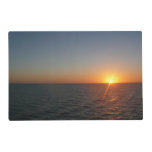 Sunrise at Sea III Ocean Horizon Seascape Placemat