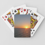 Sunrise at Sea III Ocean Horizon Seascape Playing Cards