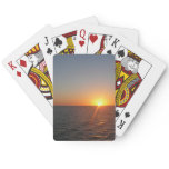 Sunrise at Sea III Ocean Horizon Seascape Playing Cards