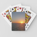 Sunrise at Sea III Ocean Horizon Seascape Poker Cards