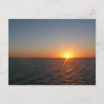 Sunrise at Sea III Ocean Horizon Seascape Postcard