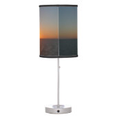 Sunrise at Sea III Ocean Horizon Seascape Table Lamp (Back)