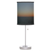 Sunrise at Sea III Ocean Horizon Seascape Table Lamp (Left)