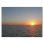 Sunrise at Sea III Ocean Horizon Seascape Tissue Paper