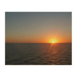 Sunrise at Sea III Ocean Horizon Seascape Wood Wall Decor