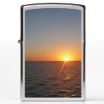 Sunrise at Sea III Ocean Horizon Seascape Zippo Lighter