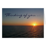 Sunrise at Sea "Thinking of You" Card