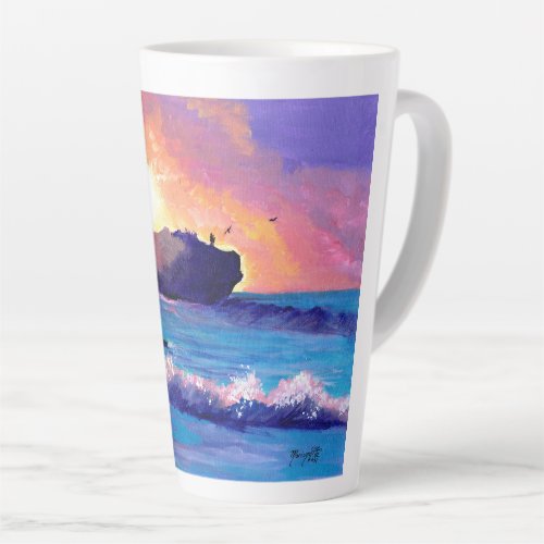 Sunrise at Shipwreck Beach Latte Mug