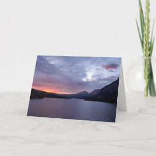 Sunrise at St. Mary Lake I Card