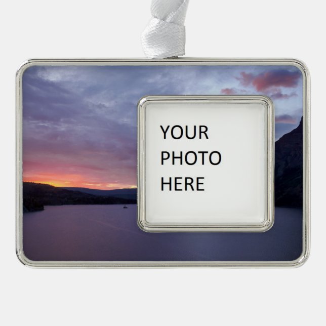 Sunrise at St. Mary Lake I Christmas Ornament (Front)