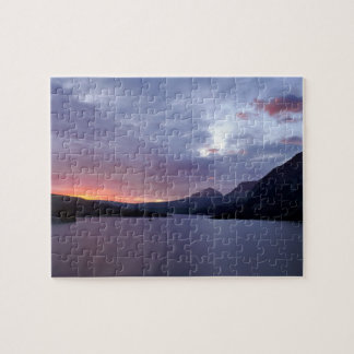 Sunrise at St. Mary Lake I Jigsaw Puzzle