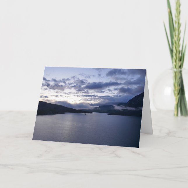 Sunrise at St. Mary Lake II Card (Front)