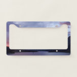 Sunrise at St. Mary Lake License Plate Frame