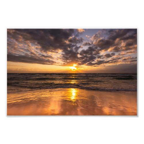 Sunrise at Surfers Paradise Pacific Ocean Photo Print