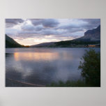 Sunrise at Swiftcurrent Lake I Poster