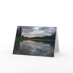 Sunrise at Swiftcurrent Lake II Card