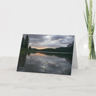 Sunrise at Swiftcurrent Lake II Card