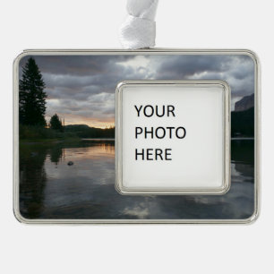 Sunrise at Swiftcurrent Lake II Christmas Ornament