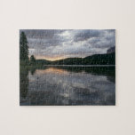 Sunrise at Swiftcurrent Lake II Jigsaw Puzzle