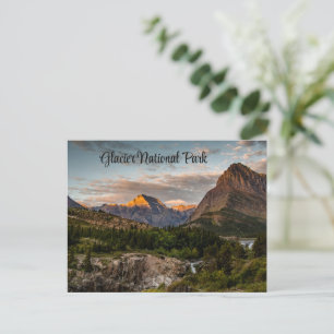 Sunrise at Swiftcurrent Lake Postcard