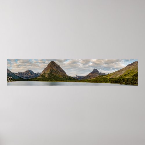 Sunrise at Swiftcurrent Lake Poster