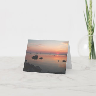 Sunrise at the Bay Card