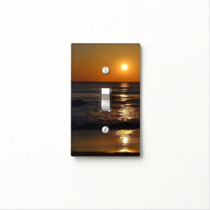 Sunrise at the Beach by Shirley Taylor Light Switch Cover