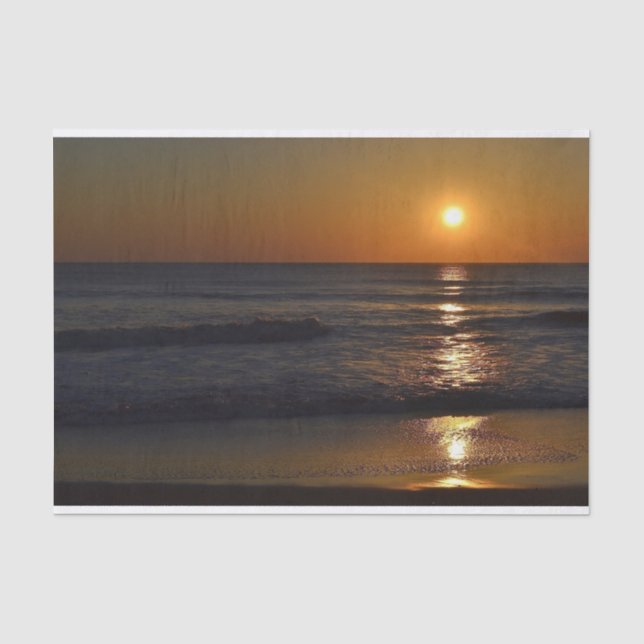 Sunrise at the Beach by Shirley Taylor Tissue Paper (Front)