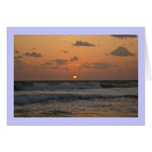 Sunrise at the Beach Cards (Front Horizontal)