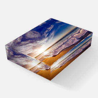 Sunrise at the Beach Paperweight