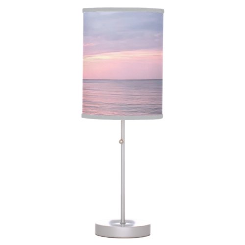 Sunrise at the beach table lamp
