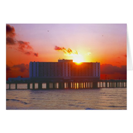 Sunrise At The Flagship Hotel Cards (Front Horizontal)