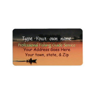 Sunrise at the Lake Labels-customize Label