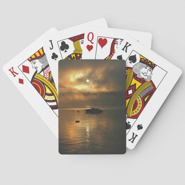 Sunrise at the Lake Playing Cards (Back)