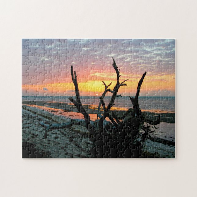 Sunrise at the ocean beach Key West, Florida Jigsaw Puzzle (Horizontal)