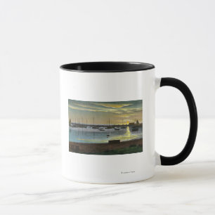 Sunrise at the Old Harbor Mug