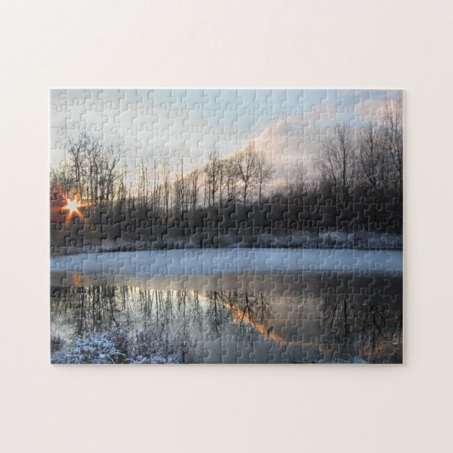 Sunrise at the Pond Puzzle