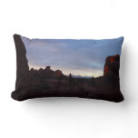 Sunrise at the Windows Trail in Arches Lumbar Pillow
