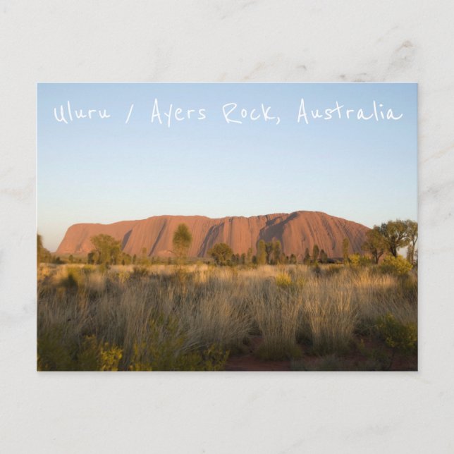 Sunrise at Uluru / Ayers Rock, Australia Postcard (Front)